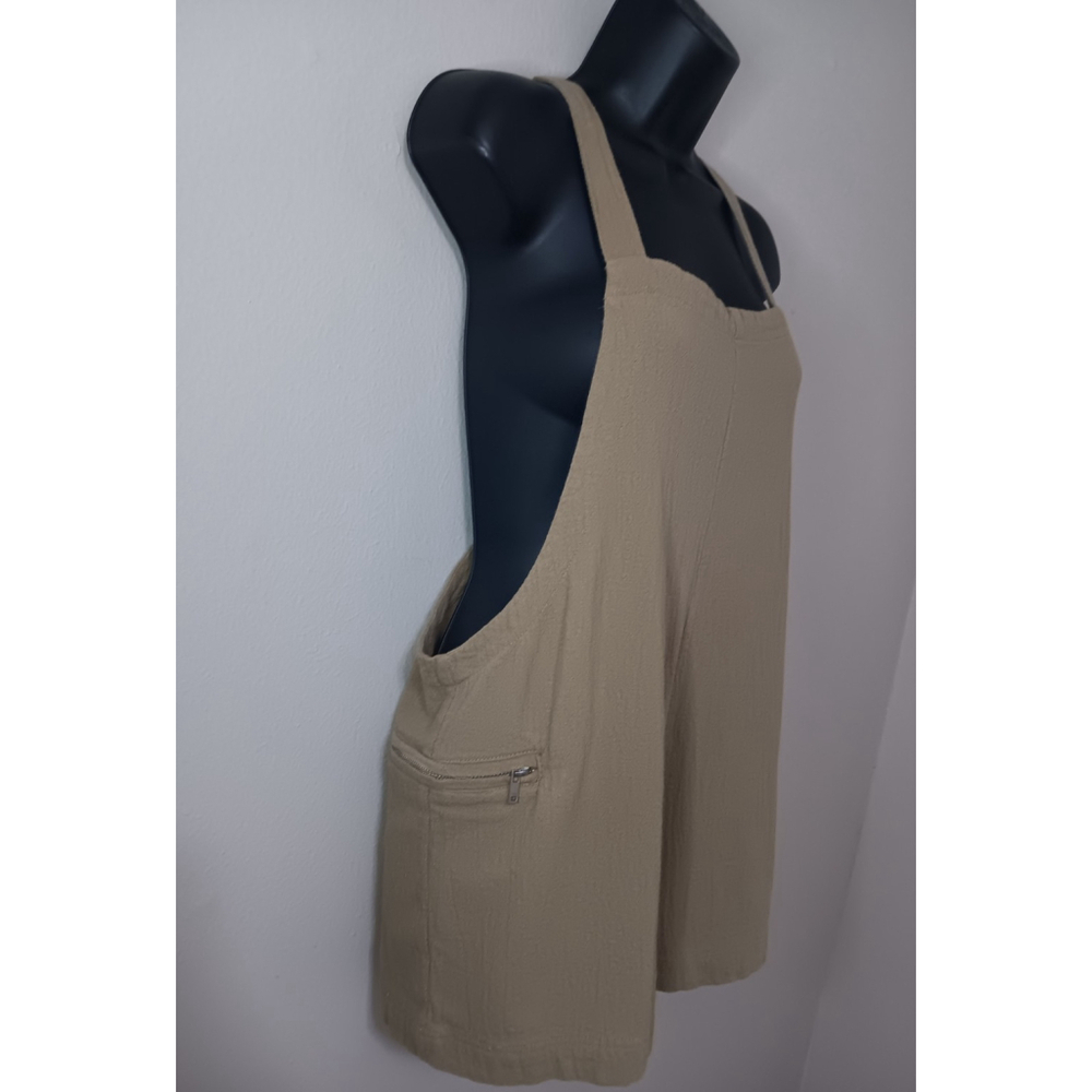 Mikoh Mekia Romper Women's Size 1 XS Brown Cotton Designer Beach - Picture 3 of 9